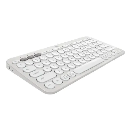 Teclado sem fio Logitech Pebble Keys 2 K380s - Branco