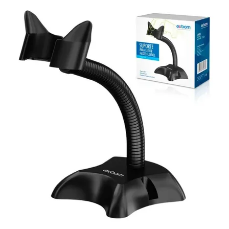 Suporte Para Leitor De Código de Barras Flexível Universal Exbom SPX-LC150 Cor Preto