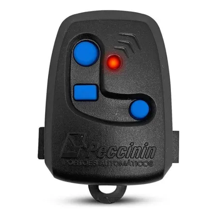 Controle De Portão Eletrônico Peccinin Nice Preto