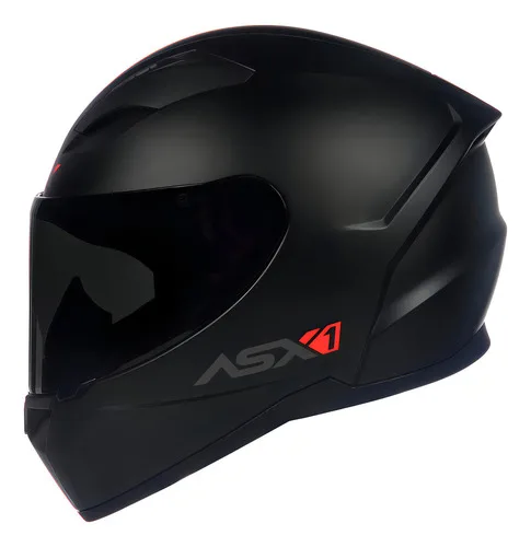 Capacete para moto integral ASX City Preto fosco tamanho 58 M
