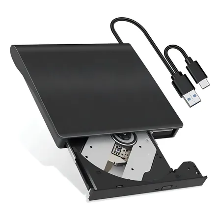 Leitor E Gravador De Dvd Externo Usb 3.0 + Tipo C