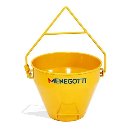 Balde Caçamba 50 Litros Para Guincho Hidráulico E De Coluna Menegotti 40230541 Cor Amarelo 1