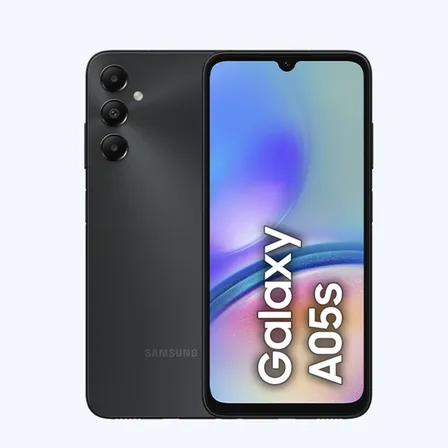 Smartphone Samsung Galaxy A05s 4G 128GB 6GB RAM Câmera Traseira Tripla 50MP + 2MP + 2MP + Selfie 13MP Tela 6.7" Preto