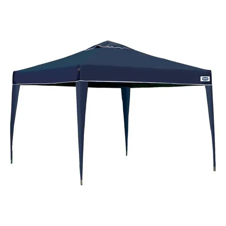 Tenda Gazebo Mor X-flex Oxford Azul 3x3m Sanfonado Articulado Pé Alumínio + Bolsa De Transporte