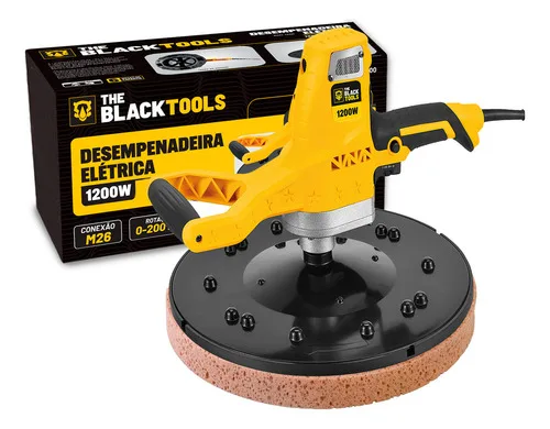 Desempenadeira Elétrica Para Reboco e Parede 1200w 220V BDD1200 The Black Tools