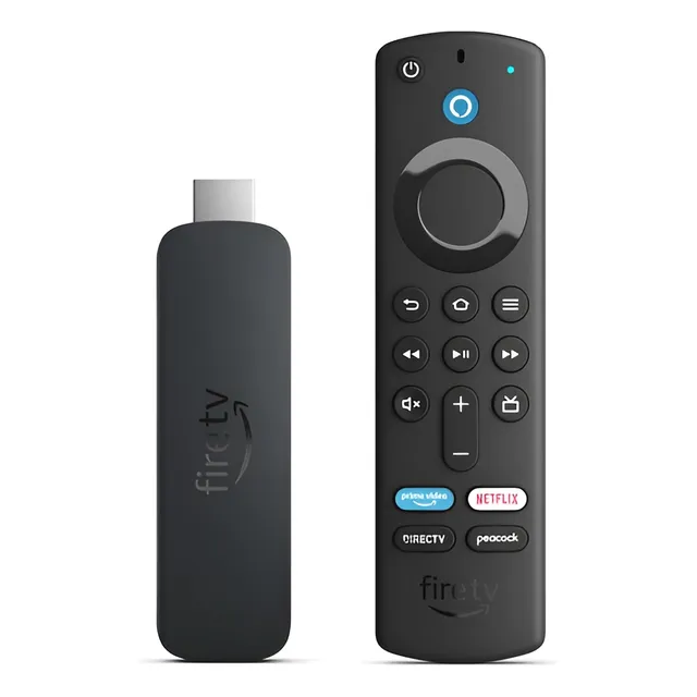 Amazon Fire Stick 4k Wi-fi 6 Alexa Por Voz Inteligente C Preto De Voz