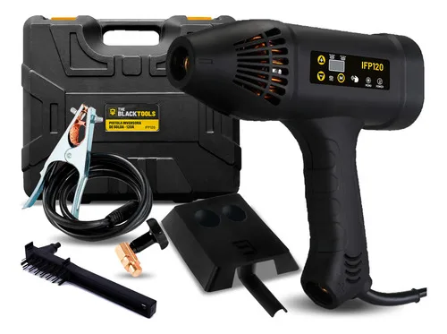 Pistola De Solda Inversora Mma 120a Portátil The Black Tools Cor Preto Frequência 60hz 220v