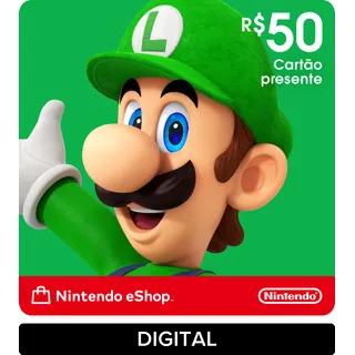Nintendo Gift Card eShop R$ 50 (Digital)