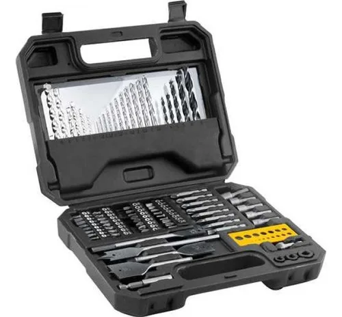 Jogo Combinado Brocas E Bits Com 82 Peças Vonder