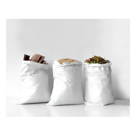 Saco de Entulho Construção Ráfia 50x70 cm Branco Kit 50 Uni