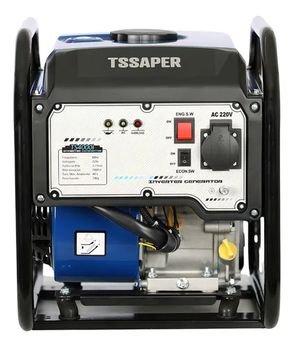 Gerador De Energia A Gasolina Inverter 3,75kva 220v Tssaper