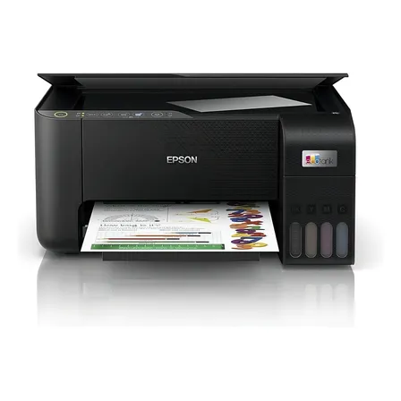 Impressora Multifuncional Cor Epson Ecotank L3250 Preto 127/220v