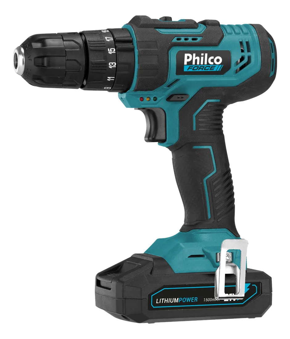 Parafusadeira Philco Ppf21m Maleta + Fenda E Philips