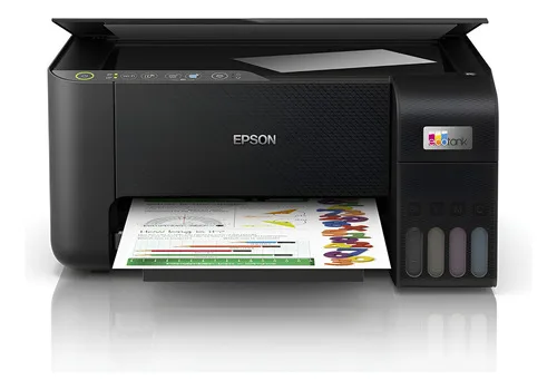 Impressora Multifuncional Cor Epson Ecotank L3250 Preto 127/220v