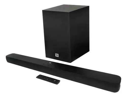 Caixa De Som Tv Sound Bar Jbl Bluetooth Som Cinema Sb180 Cor Preto Frequência 50/60Hz