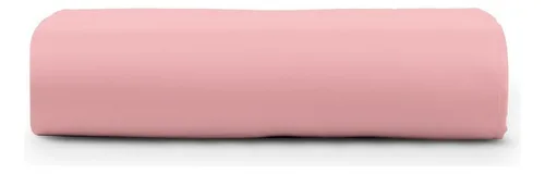 Lençol Plano Solteiro 100% Algodão Rosê 200 Fios Hipoalergênico
