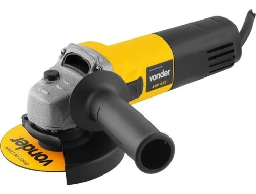 Esmerilhadeira Angular Vonder Eav 650 50hz/60hz Cor Amarelo Frequência 50 Hz/60 Hz