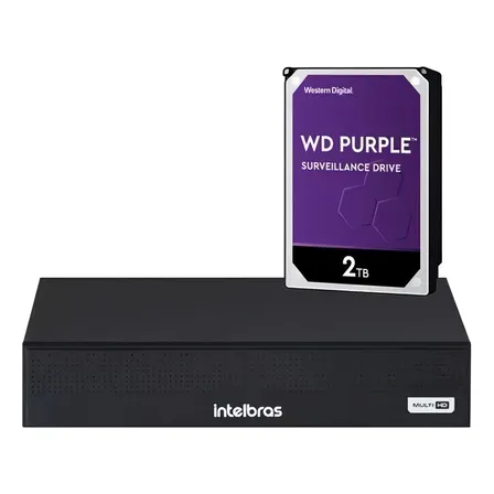 Dvr Intelbras 16 Canais Mhdx 3116c Full Hd C/ Hd 2tb Purple 127/220v