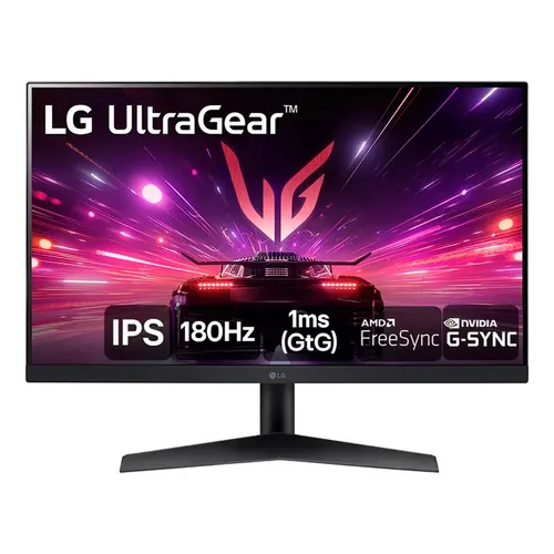 Monitor Gamer LG 24GS60F-B.AWM Fhd 23,8 UltraGear Ips 180hz Nvidia G-sync E Amd Freesync 1ms Led Lcd Pc Cor Preto