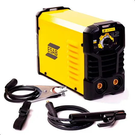 Máquina De Solda Inversora Esab Bantam 3.2 Bivolt 110v/220v Amarelo 127/220v