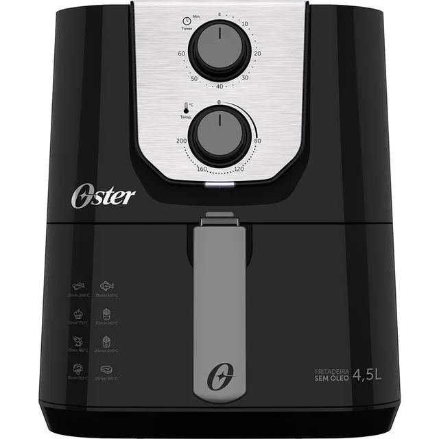 Fritadeira Black Perform 4,5l Oster Ofrt510 Preto 127v