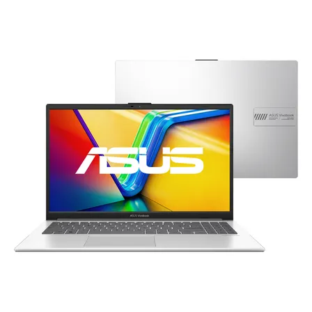 Notebook Asus Vivobook Go E1504ga Intel Core I3 N305 4gb Ram 256gb Ssd Linux Keepos Tela 15,6 Fhd Silver - Nj447 Cool Silver