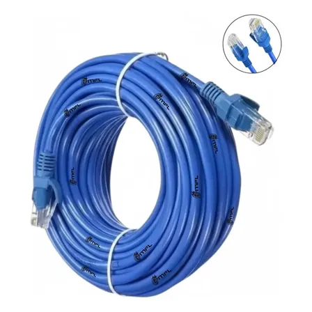 Cabo De Rede Cat6 15 Metros Ethernet Lan Giga 10/1000 Mfl