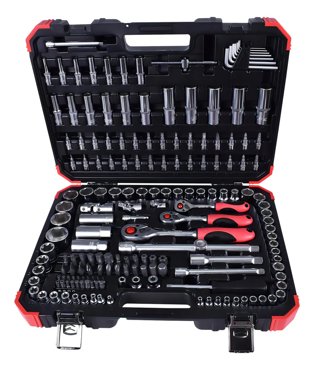 Jogo Kit Ferramentas 172 Peças R45603172 Gedore Vermelho Cor Preto