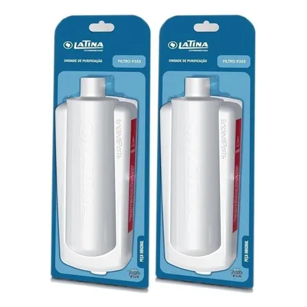 Kit 2 Unidade Purificação Água Blister Filtro Latina P355