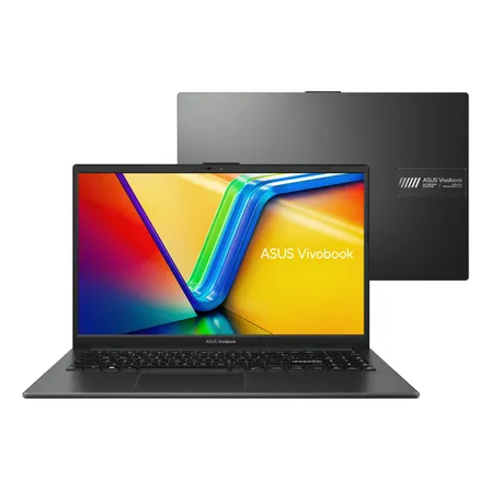 Notebook Asus Vivobook Go 15 E1504 Amd Ryzen 5 7520u 8gb Ram 256gb Ssd Linux Keepos 15,6 Fhd Black E1504fa-nj731 Preto