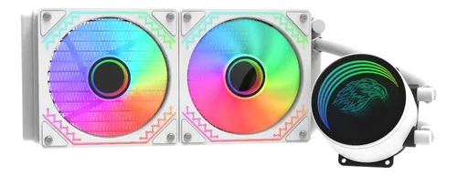 Water Cooler Gamer K-mex WAC8 240mm Branco ARGB Intel/AMD