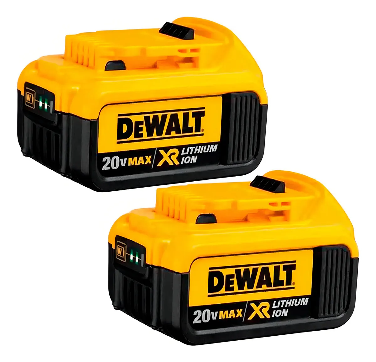 Kit 2 Baterias de Íon de Lítio 4Ah 20V MAX XR DEWALT DCB204