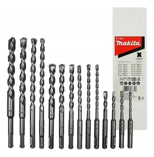 Conjunto De Brocas Sds-plus 14 Pecas - D-71956 Makita