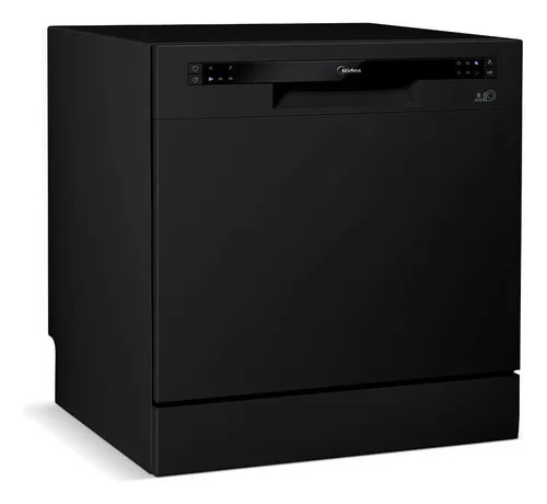 Lava Louças 8 Serviços Midea Cor Preta Cor Preto