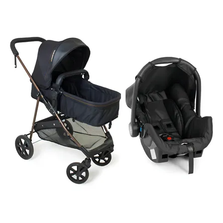 Carrinho Bebê Conforto Napoli Travel System Cobre Galzerano