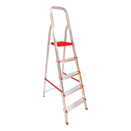 Escada De Alumínio Residencial Btf 5 Degraus Esc0064 Botafogo