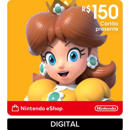 Nintendo Gift Card Eshop R$ 150 (digital)