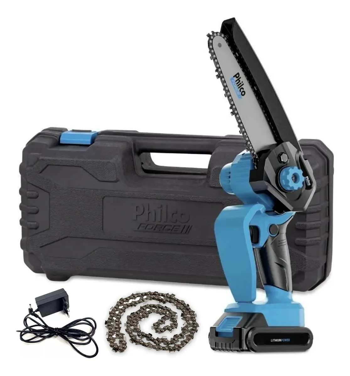 Mini Motosserra Force Pmm216 3000 Rpm 7 Acessórios Philco