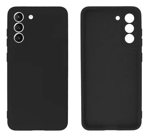 Capa Capinha Silicone Aveludada Para Samsung Galaxy S23 Cor Preto
