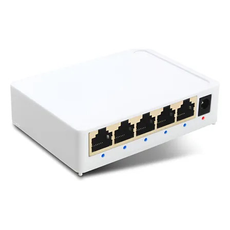 Switch Rj45 Lan Gigabit 5 Portas Hub Rede 10/100/1000mbps Bivolt