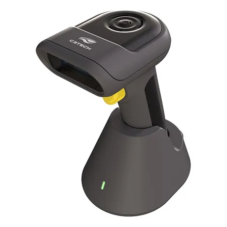 Leitor De Código De Barras Sem Fio C3tech 1d/2d Lb-w350bk