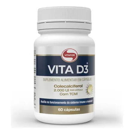 Vitamina D3 60 Cápsulas Vitafor