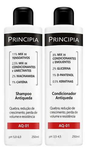 Principia Kit Shampoo E Condicionador Antiqueda Aq-01