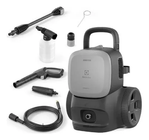 Lavadora De Alta Pressão Electrolux 1850psi 1500w Potência Com Aplicador De Detergente Powerwash Ews1850 Lava Jato Lava Car Cinza 127v 60 Hz