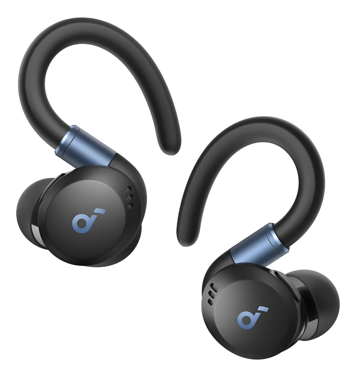 Fone De Ouvido Sem Fio Para Treinos Soundcore Da Anker Sport X20 Anc Adaptativo 3.0 Ganchos Ajustáveis Graves Intensos Ip68 À Prova De Suor E Poeira 48h De Reprodução Fones Para Academia Cor Preto