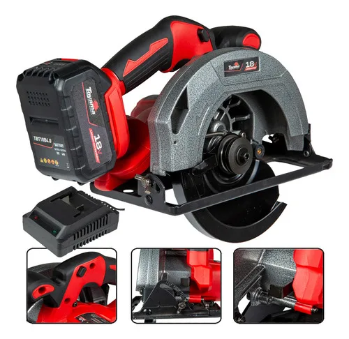 Serra Circular Sem Fio Toyama 180mm Bateria 18V Motor Brushless