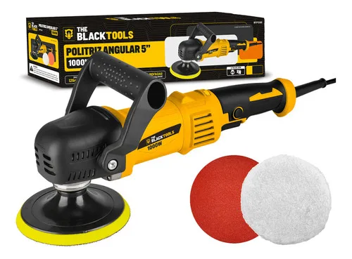 Politriz Angular Automotiva 5 Polegadas 1000w 2800-5800 Rpm Btp1000 The Black Tools