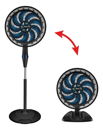 Ventilador Arno X-treme 9 2 Em 1 40cm Ve9m