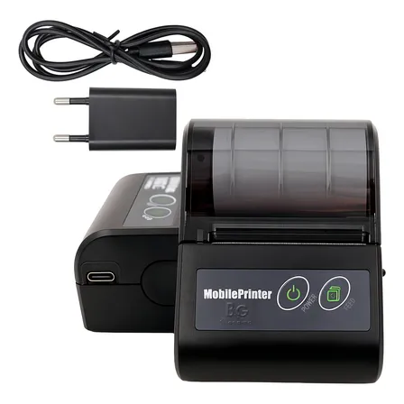 Mini Impressora Portatil Bluetooth 58mm MTI-773 Tomate Preto