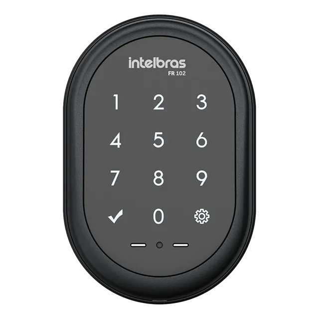 Fechadura Digital De Sobrepor Fr 102 Preto Intelbras